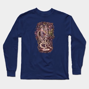 Small Dragon and Glass Long Sleeve T-Shirt